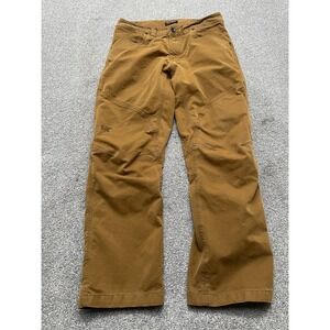Arc'teryx Pants Mens 32x32 Cronin Brown Cotton Nylon Hiking Workwear Logo